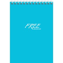 Keskin Color Bloknot A4 80 Yaprak Kareli Free Office Spiralli Not Defteri 145005-99