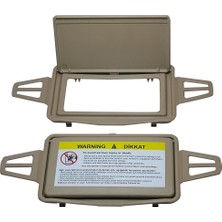 İnnovareauto Mercedes E Class W211 2003-2009 Için Güneşlik Ayna Kapak Koyu Bej Renk