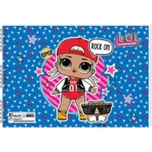 Keskin Color L.O.L. Resim Defteri Spiralli Tweens 25X35 15 Yaprak 300215-78 (Karışık Renk 1 Adet)