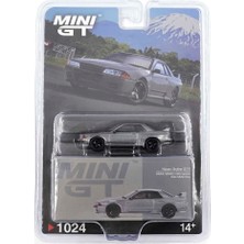Mini T Mini Gt 1024 1/64 Nissan Skyline Gt-R (Nısmo BNR32 Crs Version) Dark Metal Gray - Blister Paket