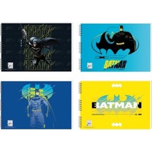 Keskin Color Batman Resim Defteri Spiralli 25X35 15 Yaprak 300215-09 (2 Li Paket)