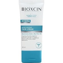 SHC4200 Bioxcin Hydra Karma Yağlı Ciltler Için Nemlendirici Yüz Kremi 50 ml – Hyaluronik Asit, Çay Ağacı
