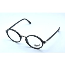 Persol 3207V 95 Typewrıter Evolutıon Hand Made Siyah Yuvarlak Unısex Gözlük