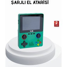 SHC4200 3.5 Inç IPS Ekranlı Taşınabilir Oyun Konsolu Ergonomik Çift Tetikli