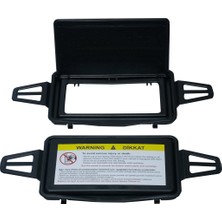 İnnovareauto Mercedes E Class W210,W211 Için Güneşlik Ayna Kapak Siyah