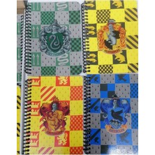 Keskin Color Bloknot Not Defteri Spiralli Harry Potter A6 Küçük Boy 80 Yaprak Çizgili 140400-07 (36 Lı Paket)