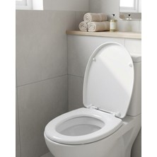 SHC4200 Dayanıklı Klozet Kapağı Universal Model Kolay Kurulum Hijyenik Banyo Ürünü