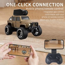 İnwelt Mini Kamera Arabalı Rc Off-Road Araç KF32 1:64, Fpv Canlı Görüntü Aktarımı, Uygulama Kontrollü Uzaktan Kumandalı, Tırmanıcı Güçlü Motorlu Oyuncak Araba, Uzun Pil Ömrü Hediyelik
