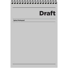 Keskin Color Bloknot A4 80 Yaprak Kareli Kağıt Karton Kapak Not Defteri Draft 140532-99