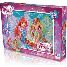  ks games puzzle 100 parça winx lisanslı ürün wınx714