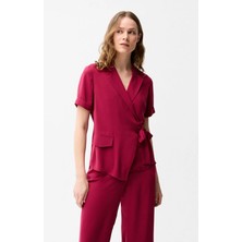 Love My Body Anvelop Bluz Mürdüm 115L7820012