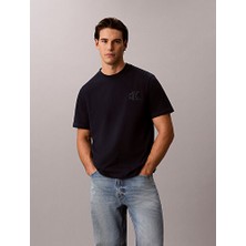 Calvin Klein Erkek 30S Jersey Easy Monogram Detaylı T-Shirt