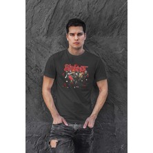 Buzagi Slipknot Dijital Baskı Regular Unisex Tişört