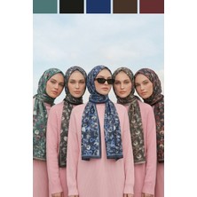 Kamer Scarf Soft Pamuk Desenli Şal Leylazar Serisi 5'li Paket