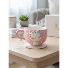 Elista 3D Hayvan Figürlü Seramik Kupa  400 ml