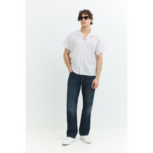 Denim Trip Route Loose Fit Vintage Koyu Indigo Erkek Jean Pantolon