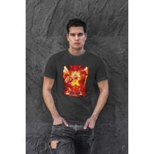 Buzagi Ac/dc Dijital Baskı Regular Unisex Tişört