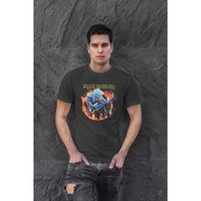 Buzagi Iron Maiden Dijital Baskı Regular Unisex Tişört