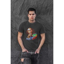 Buzagi Bob Marley Dijital Baskı Regular Unisex Tişört