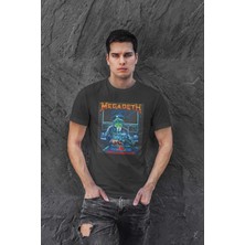 Buzagi Megadeth Dijital Baskı Regular Unisex Tişört