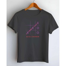 Buzagi Tomorrow Dijital Baskı Regular Kalıp Siyah Unisex Tişört