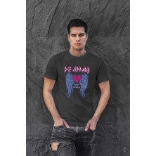 Buzagi Def Leppard Dijital Baskı Regular Unisex Tişört