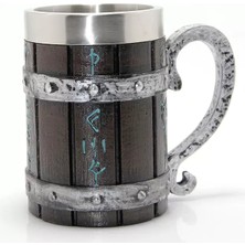 Marsilyan Paslanmaz Çelik Tasarım Kupa Bardak (Xl Boyut)