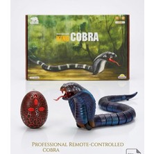 LRS Store Crazoo Uzaktan Kumandalı Işıklı Kral Kobra Yılanı - 44 cm Büyük Boy - Şarjlı