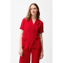 Love My Body Anvelop Bluz Kırmızı 115L7820012