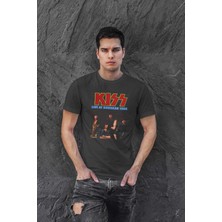 Buzagi Kiss Dijital Baskı Regular Unisex Tişört