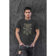 Buzagi Machine Head Dijital Baskı Regular Unisex Tişört