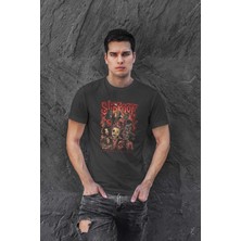 Buzagi Slipknot Dijital Baskı Regular Unisex Tişört