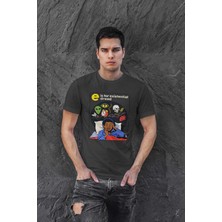 Buzagi Existencial Dijital Baskı Regular Unisex Tişört