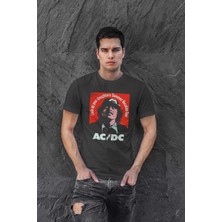 Buzagi Ac/dc Dijital Baskı Regular Unisex Tişört