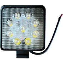 Arcars Calısma Lambası 9 LED 10-30V 27W Kare