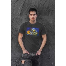 Buzagi Iron Maiden Dijital Baskı Regular Unisex Tişört