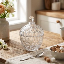 Fair Home Beyza Pullu Desen Kapaklı Çerezlik – Şekerlik – 10×14 cm