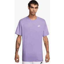 Nike Sportswear Cotton Unisex Short Sleeve Tee Unisex Tişört Lila