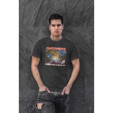 Buzagi Iron Maiden Dijital Baskı Regular Unisex Tişört