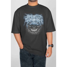 Buzagi Avenged Sevenfold Dijital Baskı Oversize Unisex Tişört