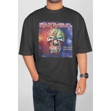 Buzagi Iron Maiden Dijital Baskı Oversize Unisex Tişört