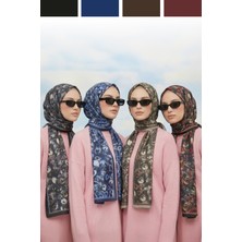 Kamer Scarf Soft Pamuk Desenli Şal Leylazar Serisi 4'lü Paket