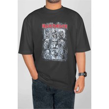 Buzagi Iron Maiden Dijital Baskı Oversize Unisex Tişört
