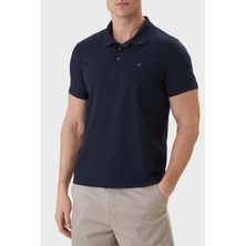 Calvin Klein Pamuklu Slim Fit Düğmeli Polo LV04LF200GCEF Erkek Polo LV04LF200G Cef