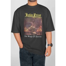 Buzagi Judas Priest Dijital Baskı Oversize Unisex Tişört
