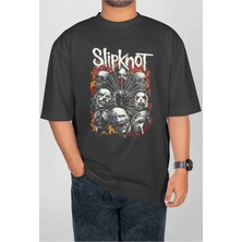 Buzagi Slipknot Dijital Baskı Oversize Unisex Tişört
