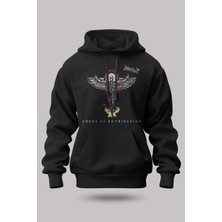 Buzagi Judas Priest Oversize Kapüşonlu Unisex Şardonlu Sweatshirt