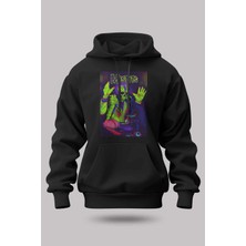 Buzagi Misfits Oversize Kapüşonlu Unisex Şardonlu Sweatshirt