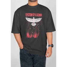 Buzagi Testament Dijital Baskı Oversize Unisex Tişört