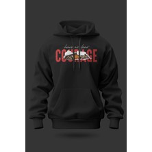 Buzagi Courage Oversize Kapüşonlu Unisex Şardonlu Sweatshirt